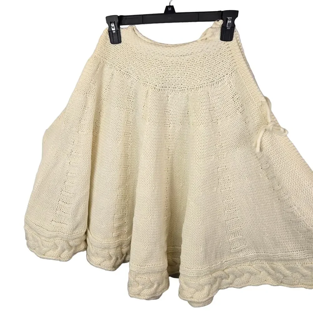 Tree Skirt Cream Cable Knit 100% Acrylic Fiber 25